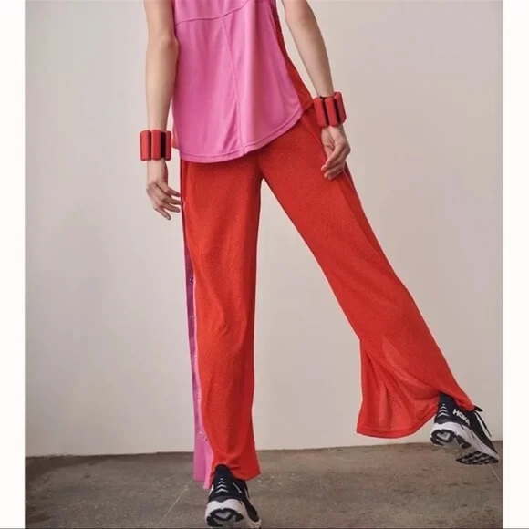 Free People Movement Nothing But Net Track Pants Size M - Picture 12 of 12